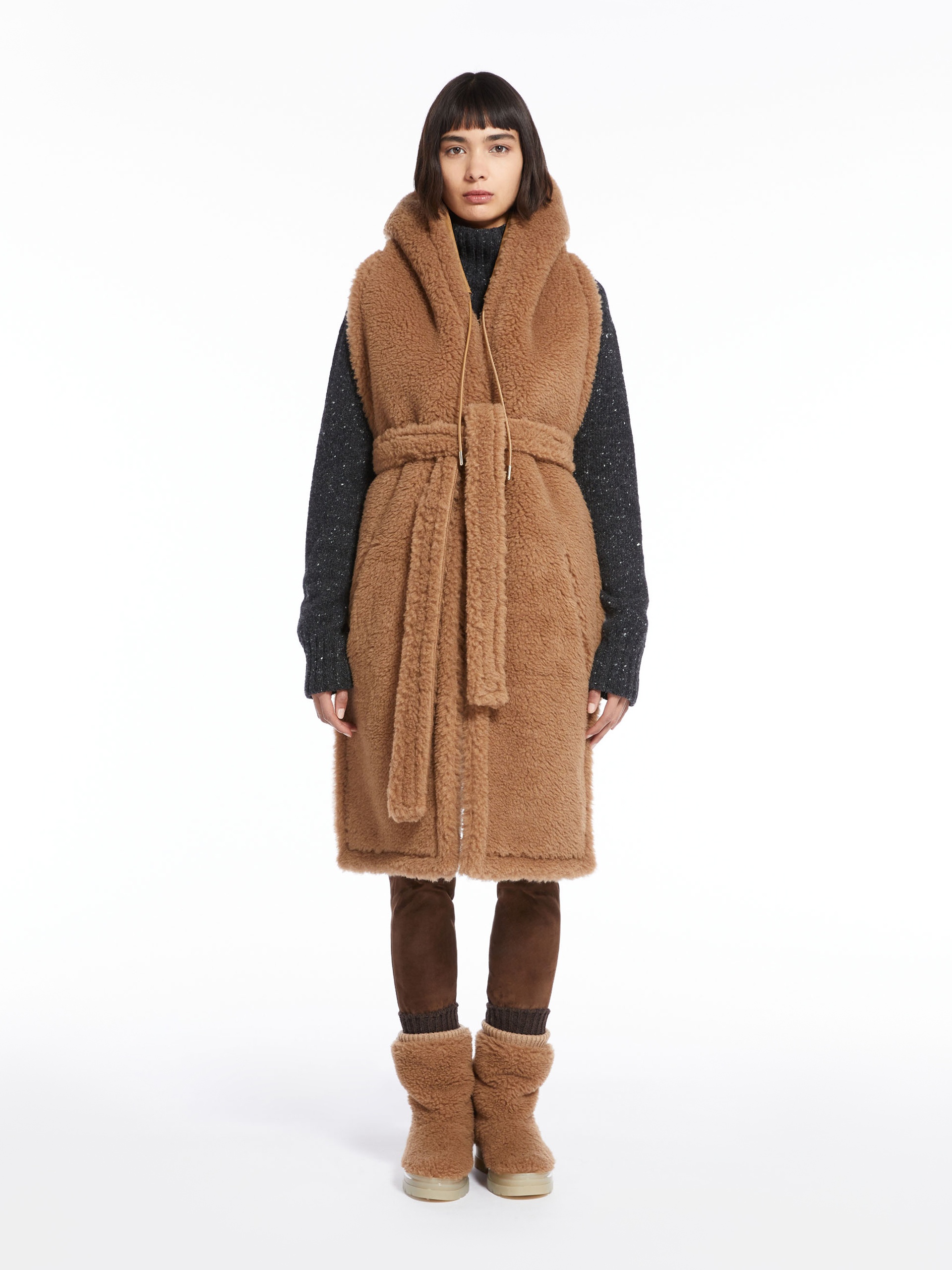 【関税&送料込】Max Mara Stole Max Mara COREA Camel stole | REVERSIBLE