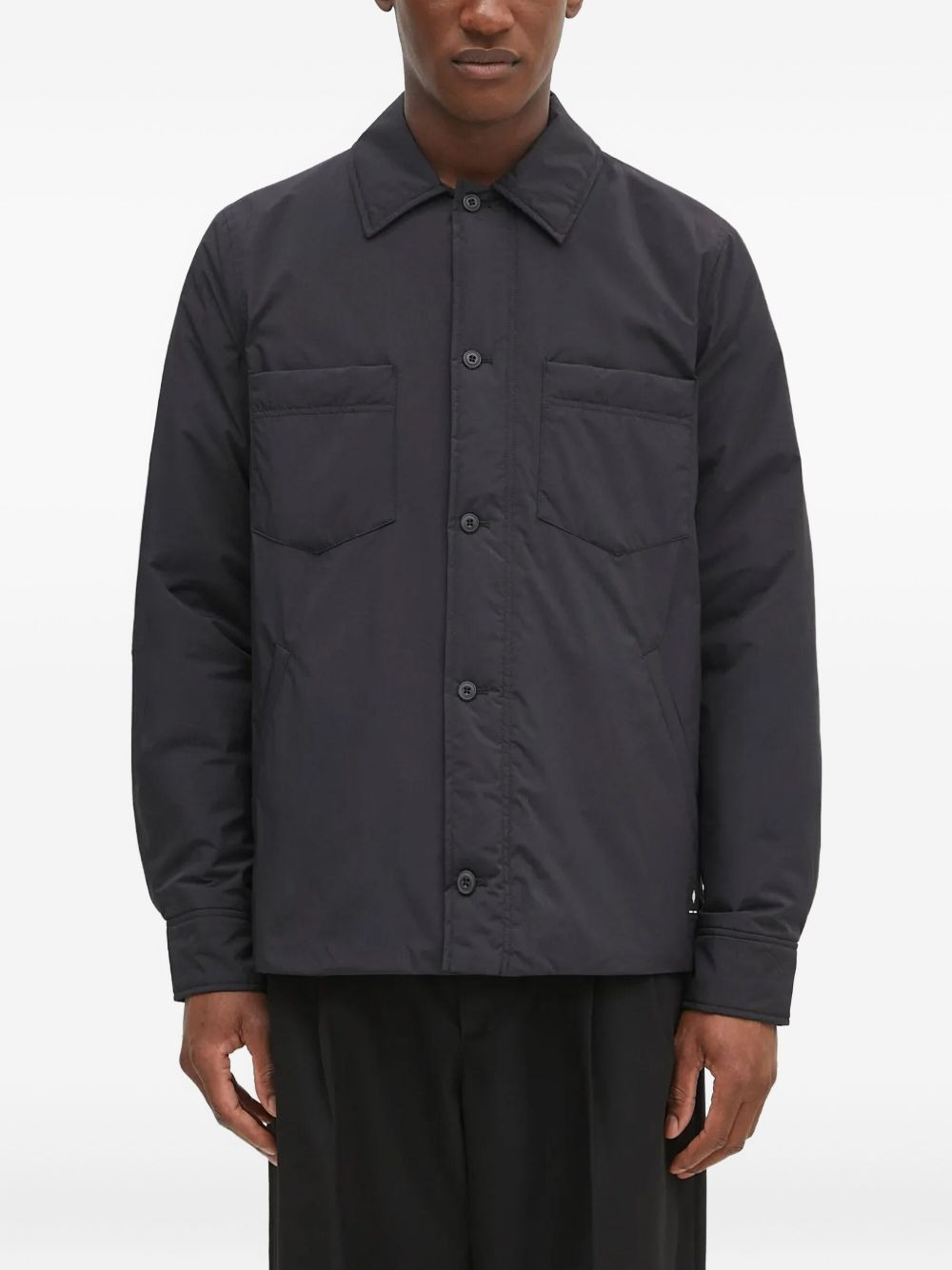 button-up shirt jacket - 1