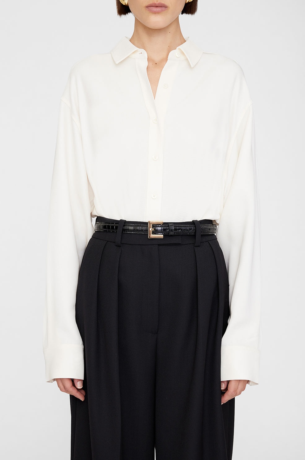 Nicola Belt - Black Embossed - 5