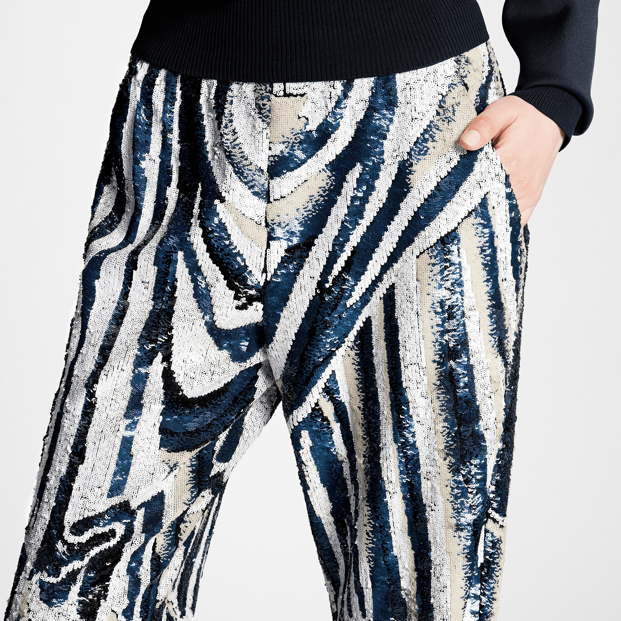 Animal Sequin Pants - 2