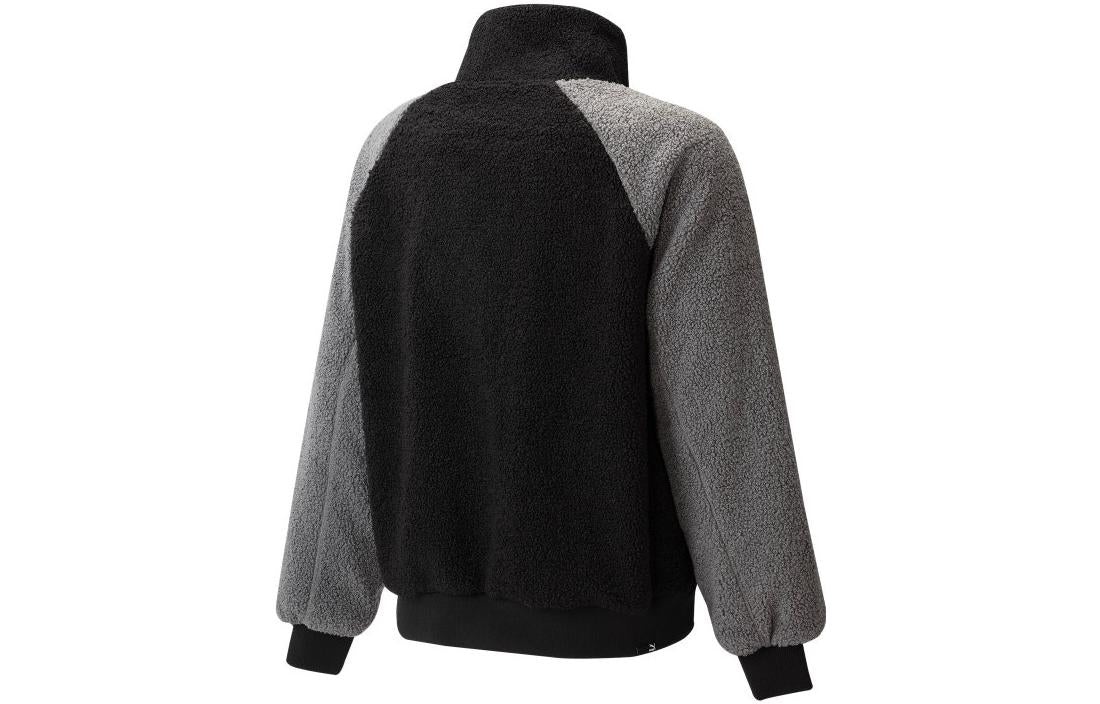 PUMA Reglan Sleeve Sherpa Jacket 'Black' 539569-01 - 2