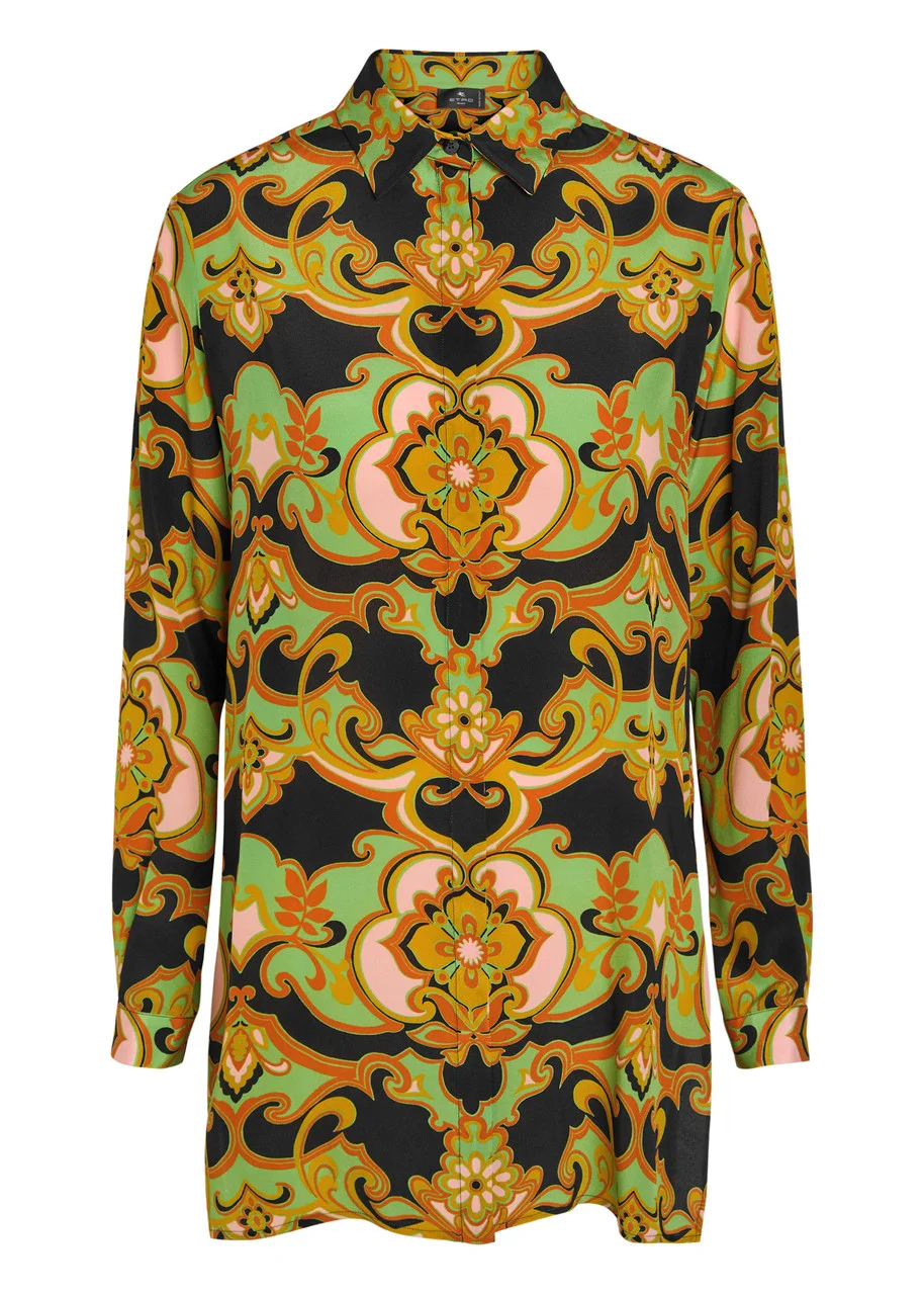 Etro Patterned Silk Shirt - 1