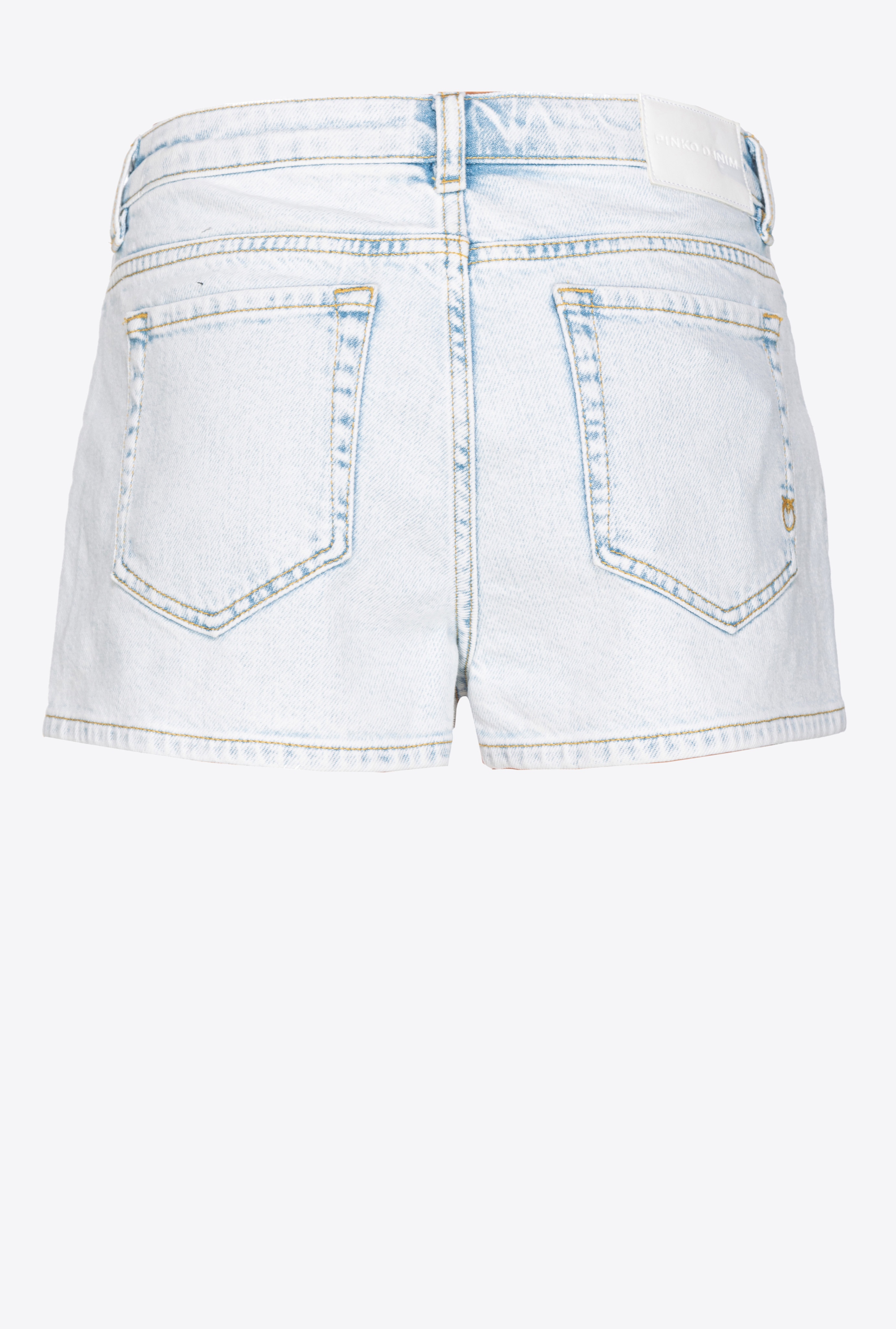 LIGHT-COLOURED DENIM SHORTS - 6