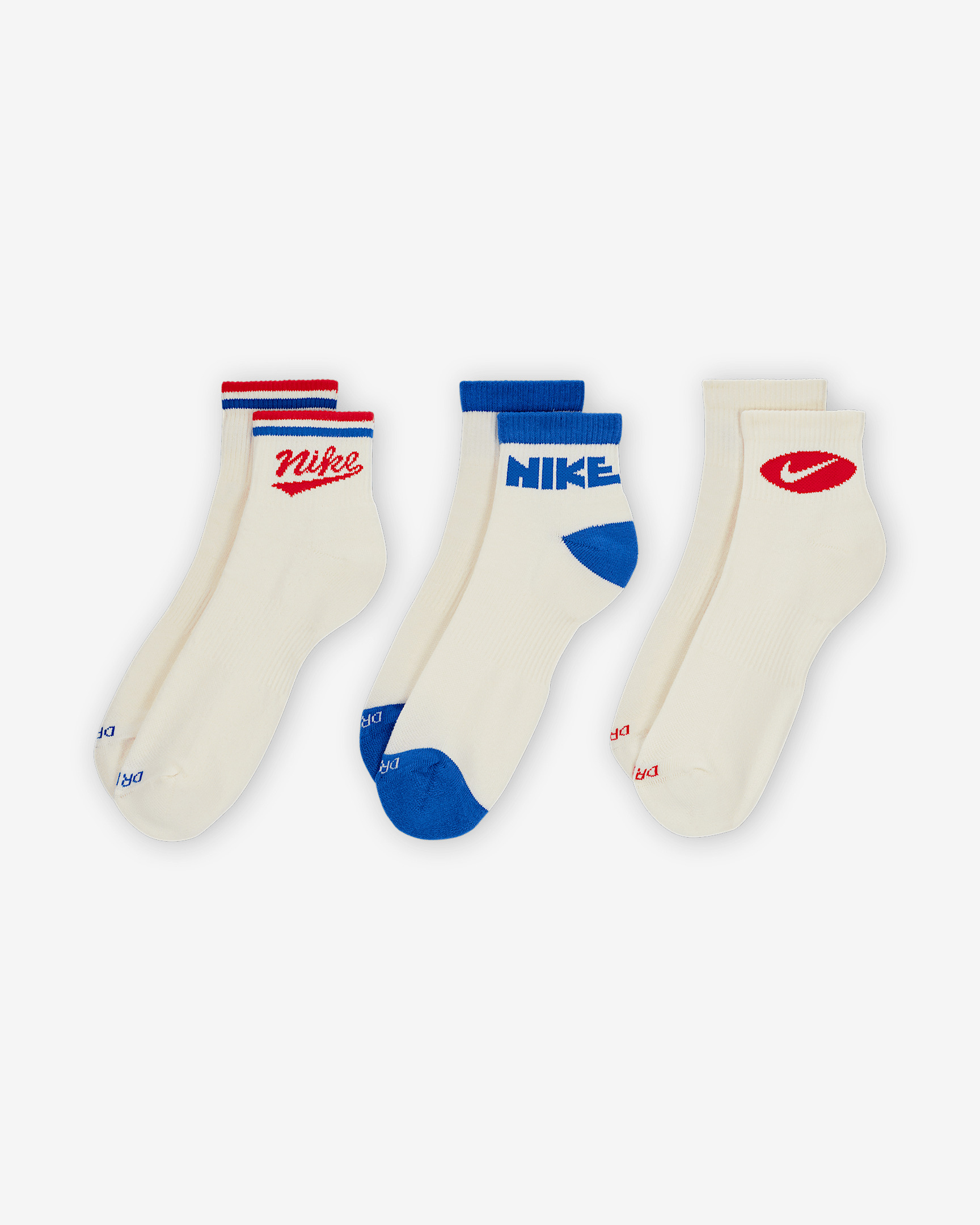 Nike Everyday Plus Ankle Socks (3 Pairs) - 2