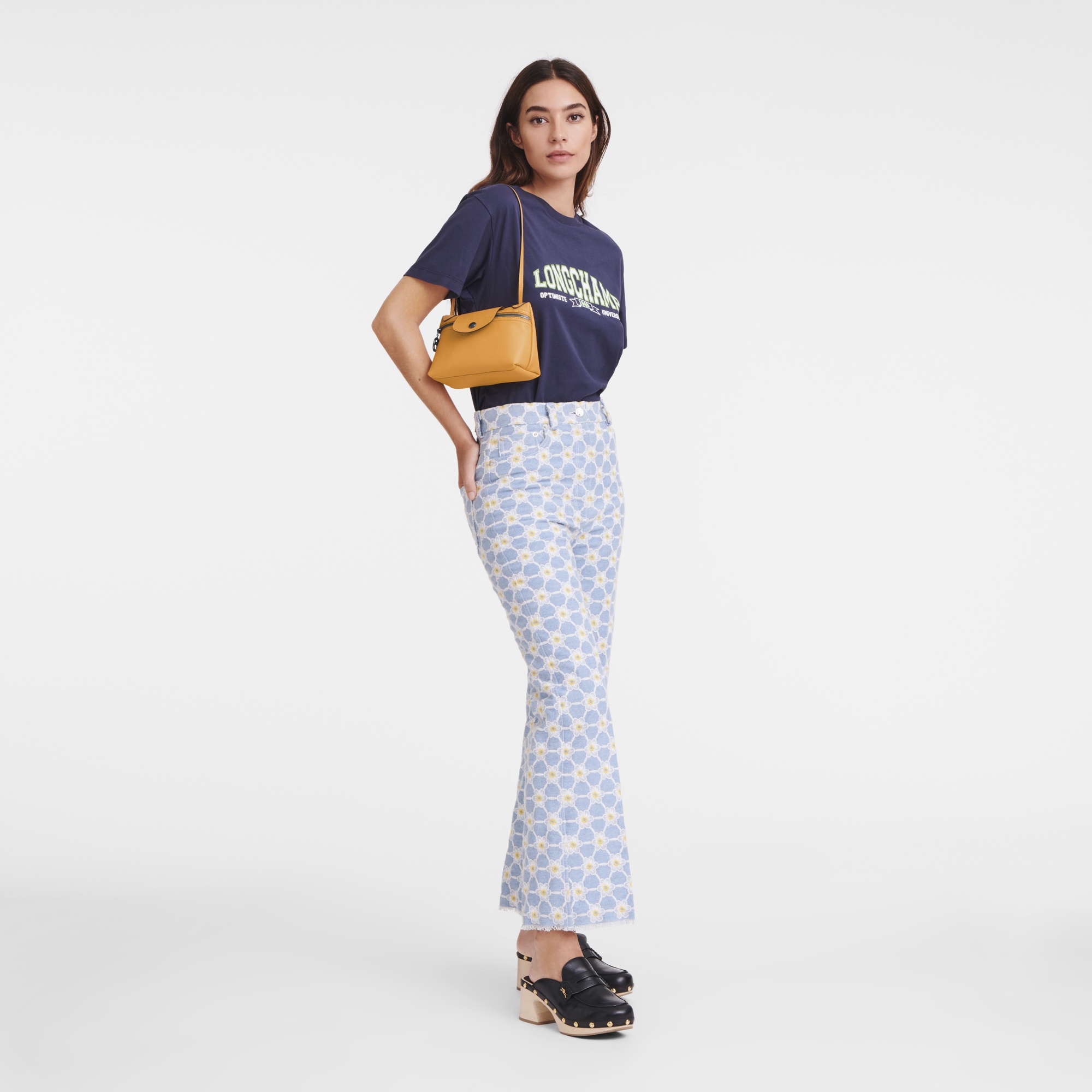 Le Pliage Xtra XS Crossbody bag Apricot - Leather - 2