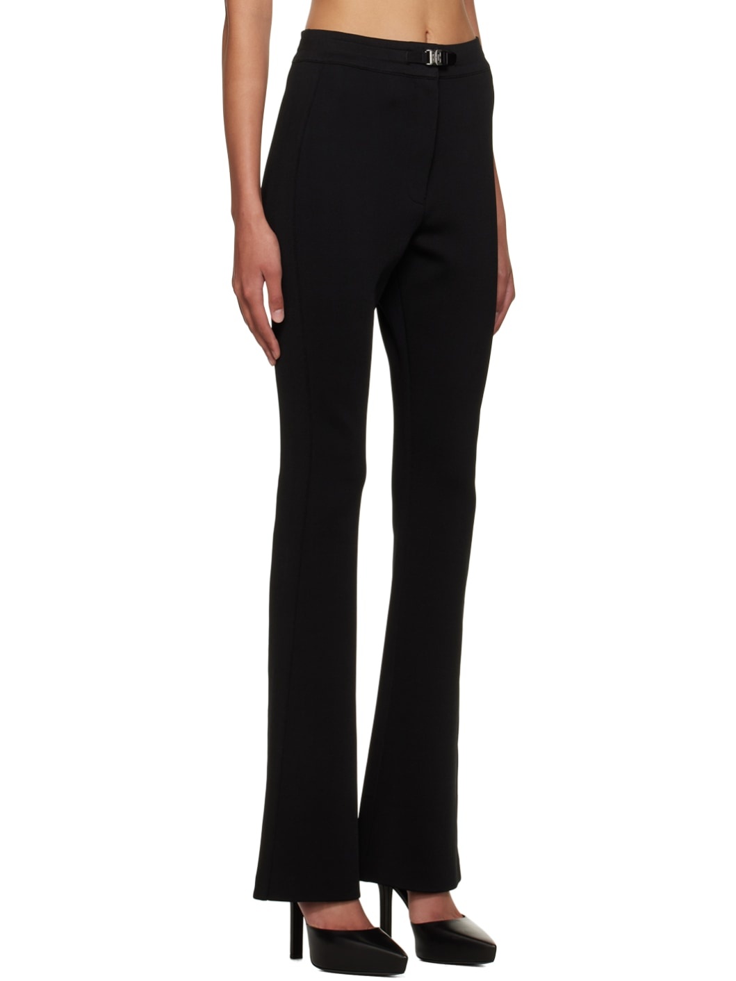Black Flared Trousers - 2