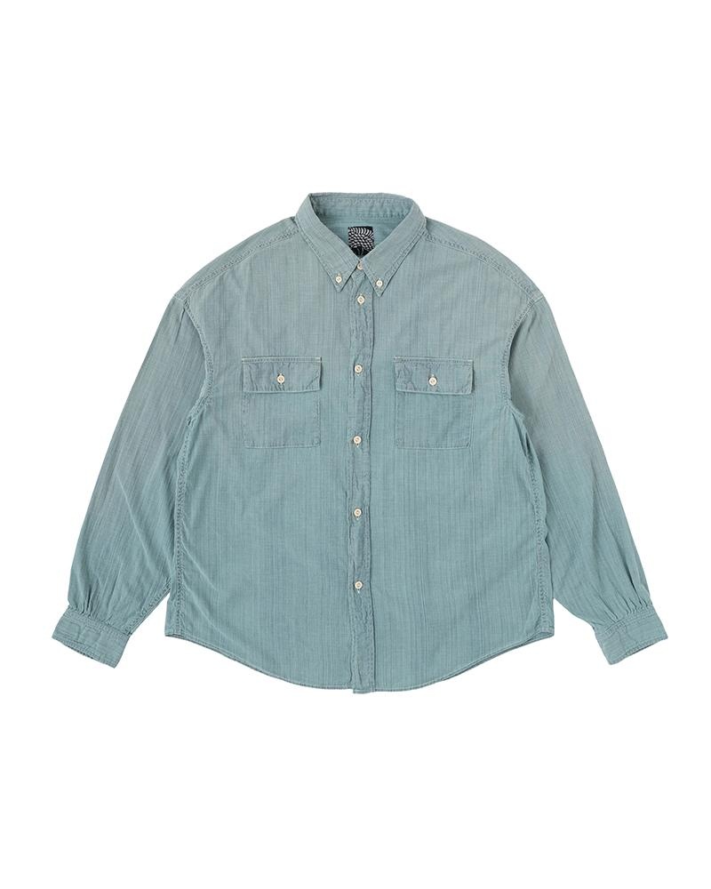トップス visvim PALMER SHIRT L/S (Green visvim QUILTED PALMER SHIRT L/S GREEN | REVERSIBLE