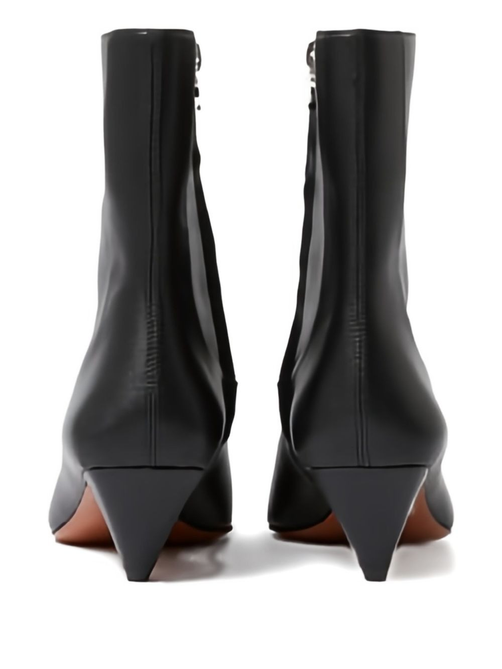 square-toe ankle boots - 4