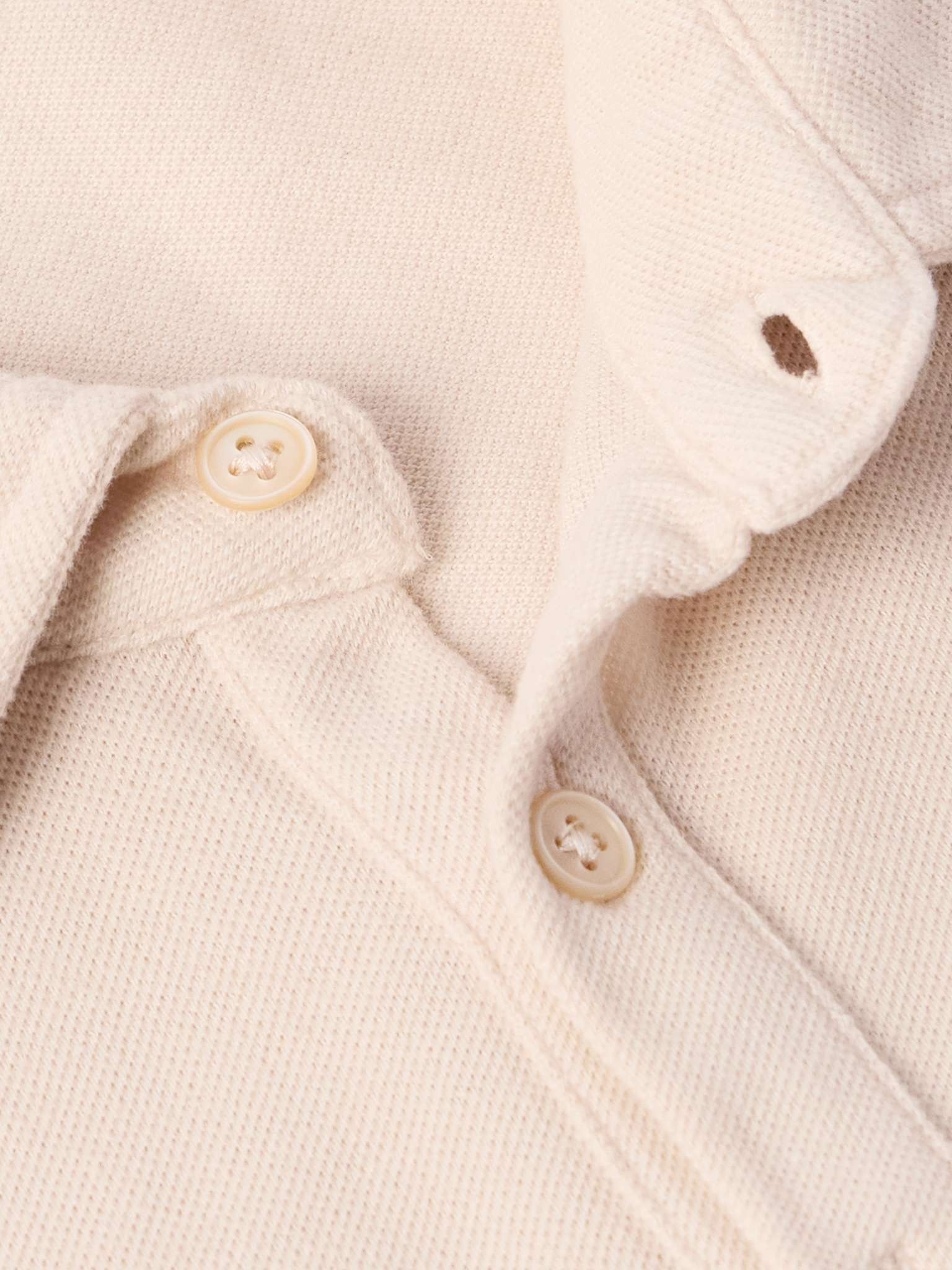 Ischia Cotton and Cashmere-Blend Jersey Polo Shirt - 4