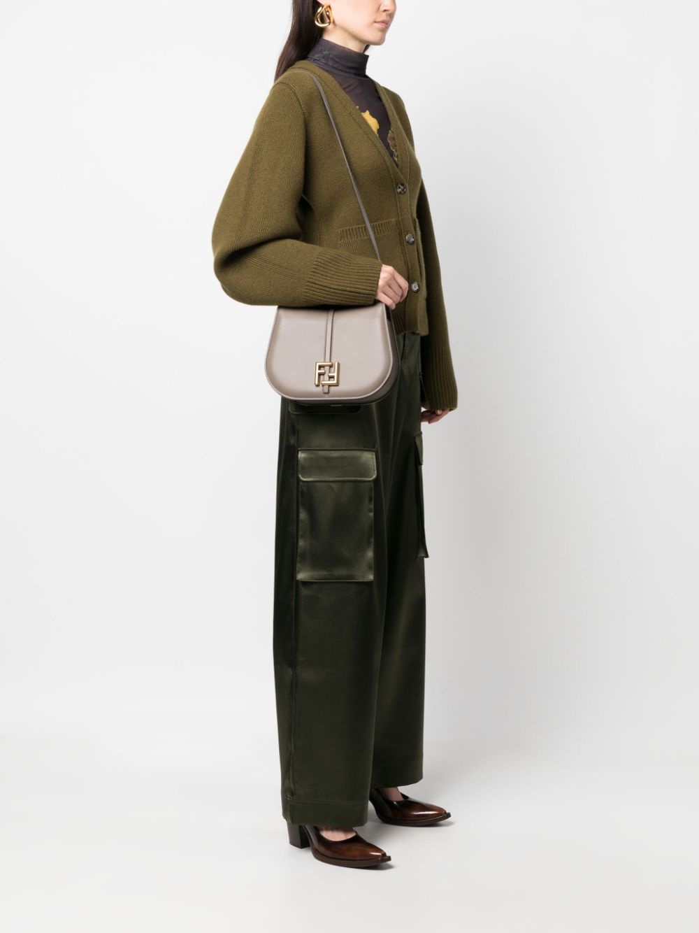 medium Câmon leather satchel bag - 2
