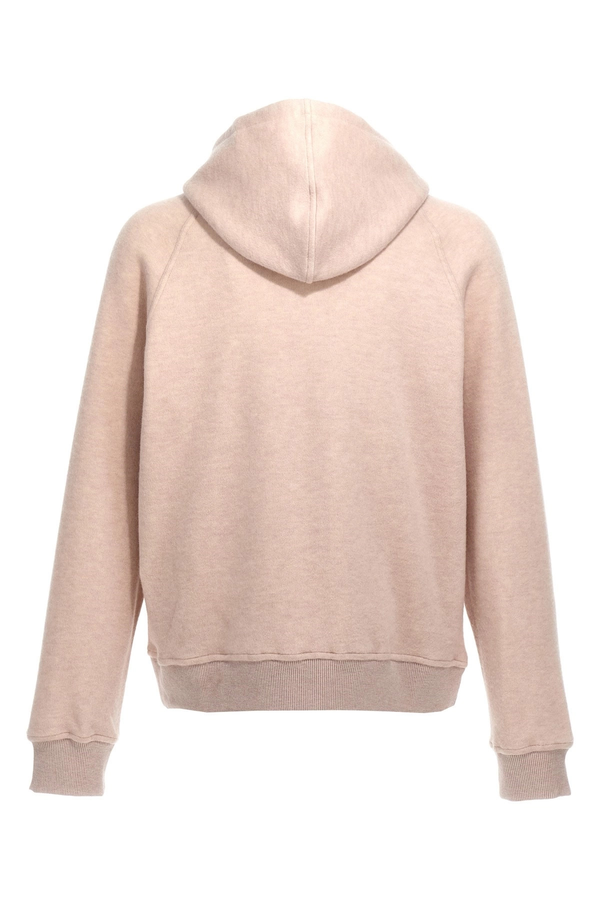Logo embroidery wool hoodie - 3