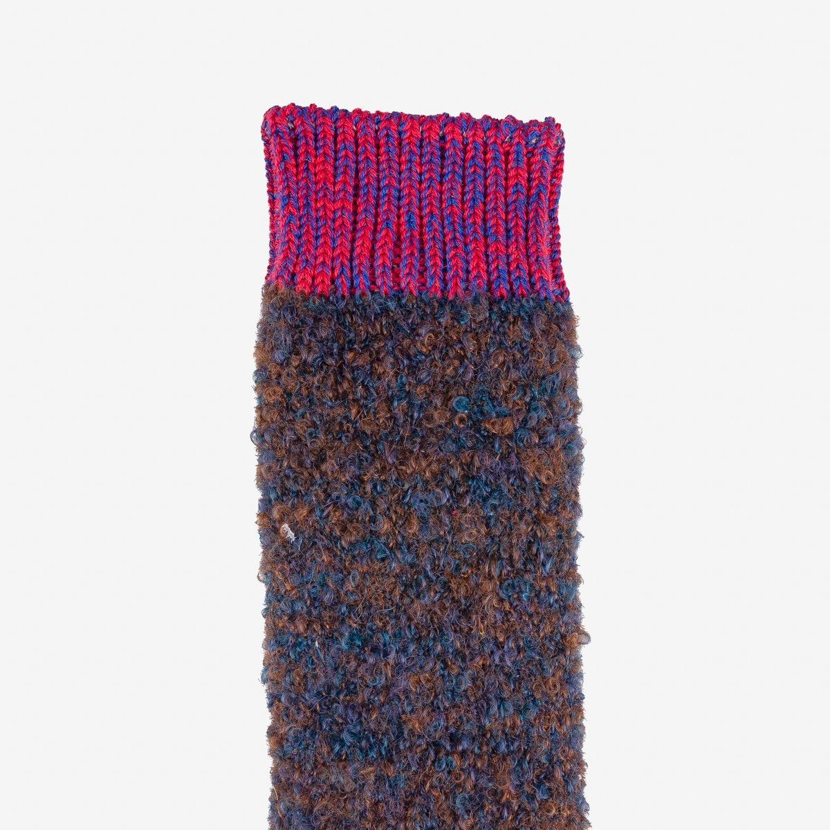 DEC-MOH-RED Decka Mohair Wool Socks - Red - 2