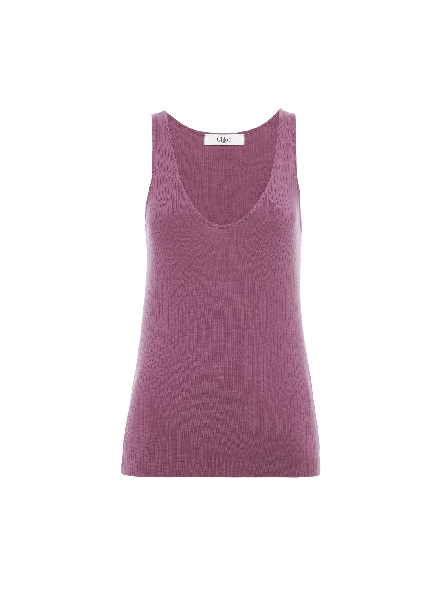 TANK TOP IN WOOL KNIT - 1