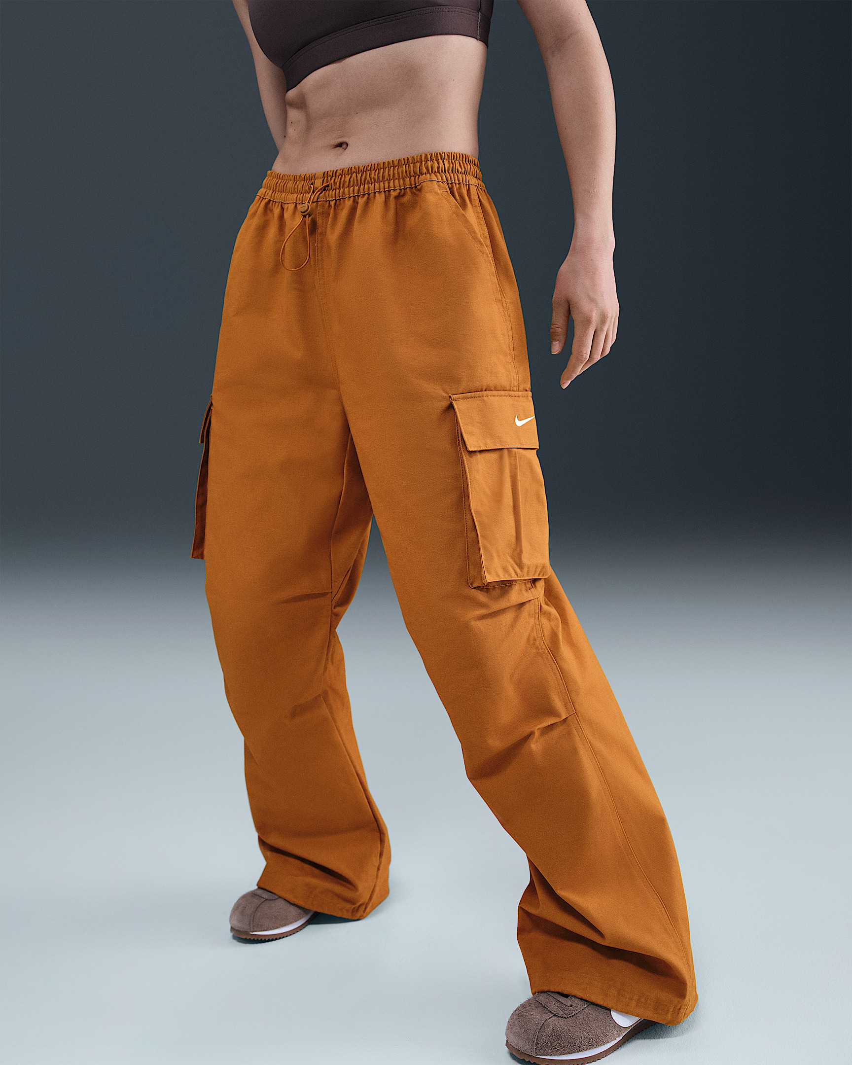 Nike Sportswear Women's Mid-Rise Oversized Woven Cargo Pants - 2