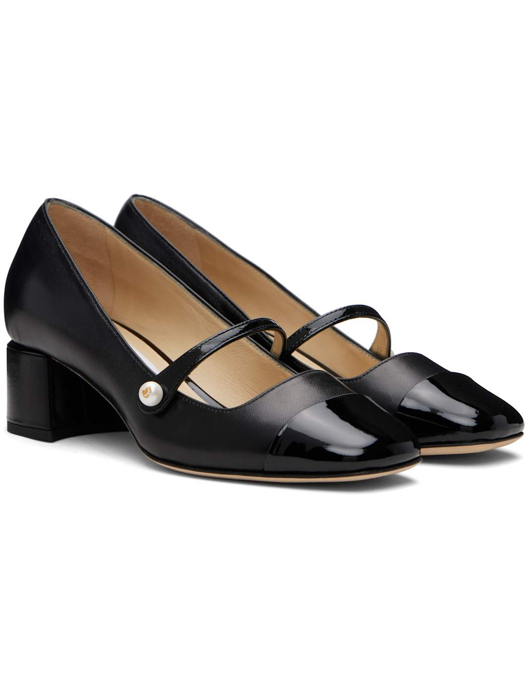 Black Elisa 45 Heels - 4