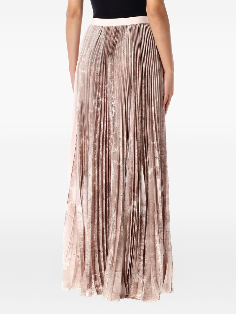 FABIANA FILIPPI pleated satin-effect maxi skirt outlook