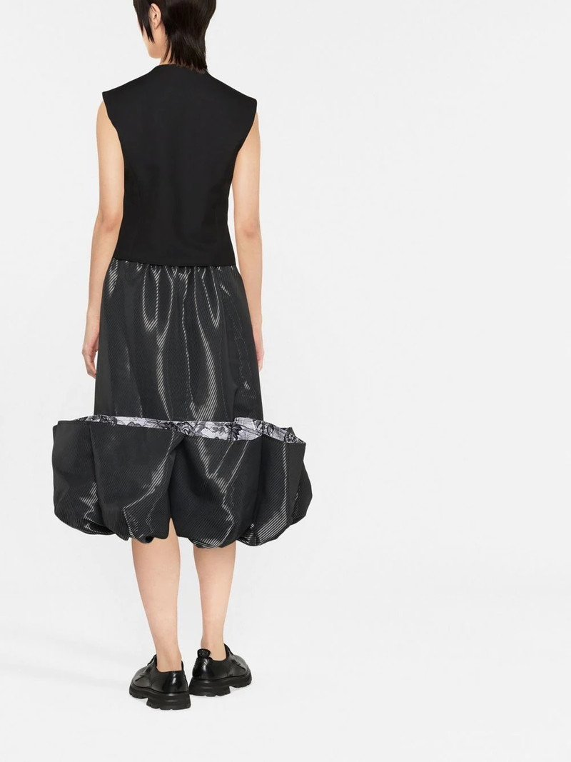 puff hem lace-trim skirt 3