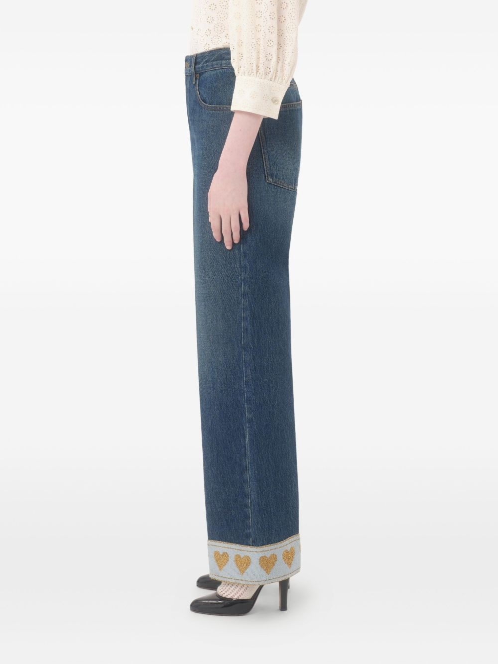 high-waisted boyfriend jeans - 4