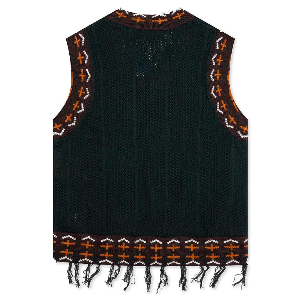 ADIDAS ORIGINALS X CLOT KNIT VEST BY EDISON CHEN - GREEN NIGHT - 2
