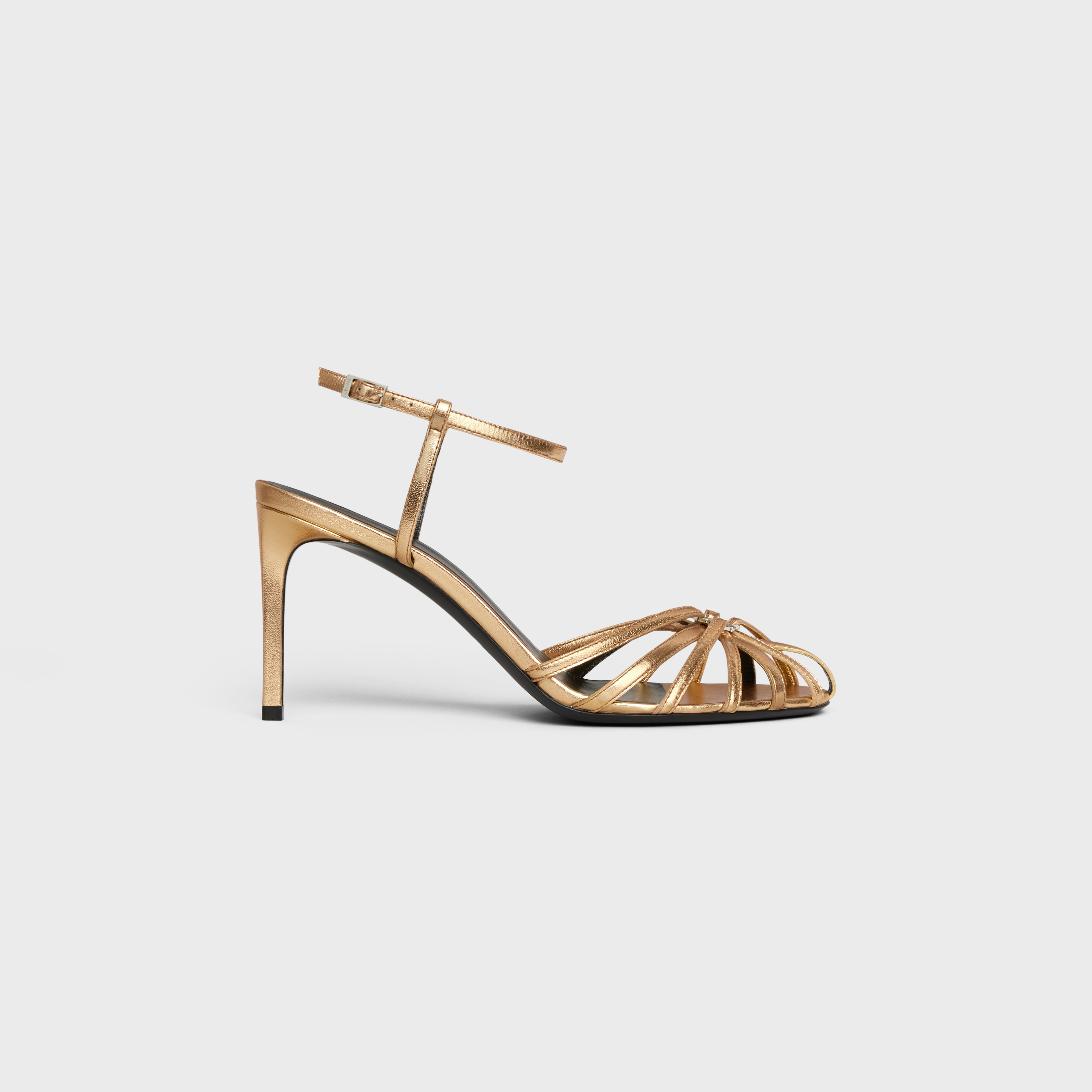 TRIOMPHE SANDAL in Laminated nappa lambskin - 1