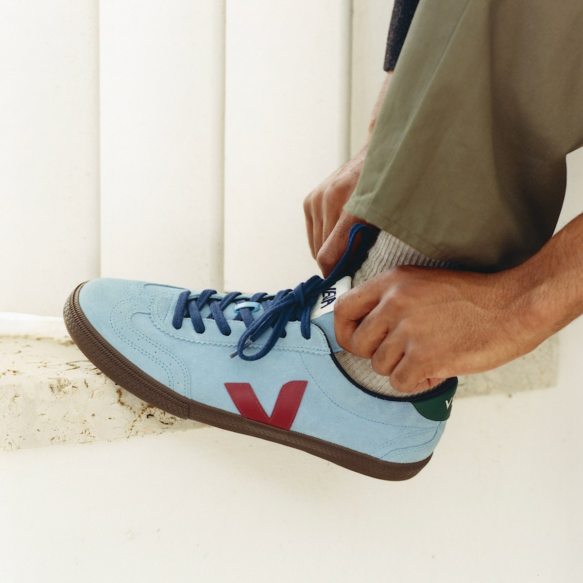 VOLLEY SUEDE AQUA MARSALA EAGLE - 4