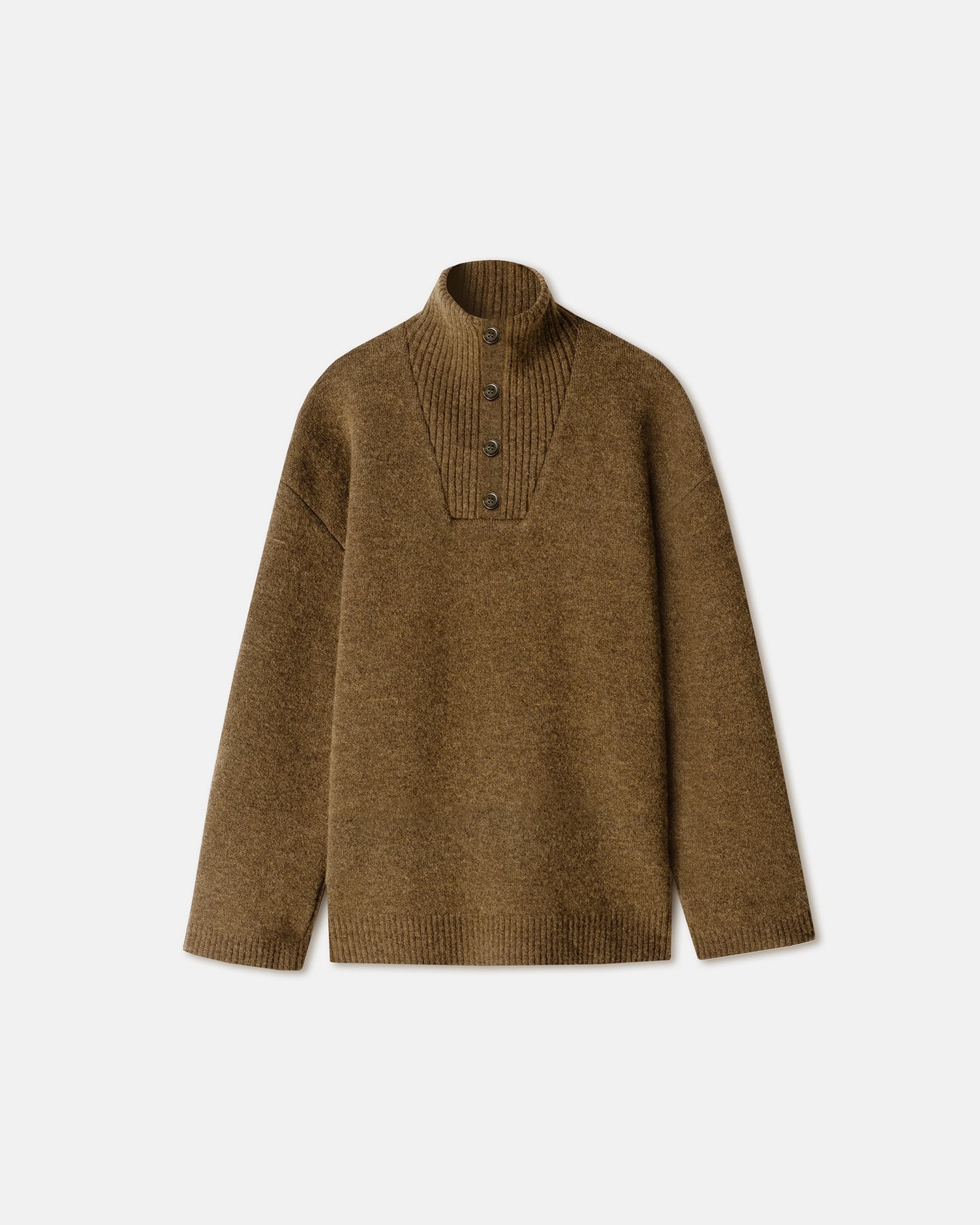 Fluffy-Knit Sweater - 1