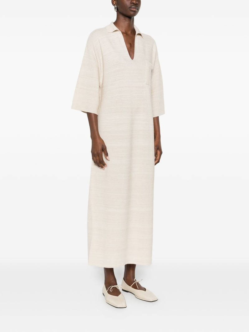 V-neck pocket maxi dress 3