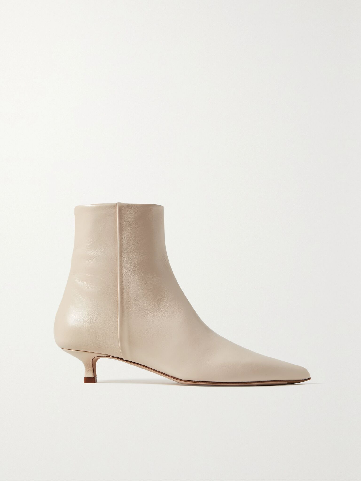 Sofie leather ankle boots Cream - 1
