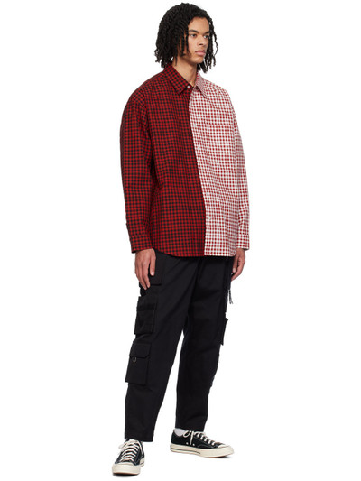 MASTERMIND WORLD Red Embroidered Shirt outlook