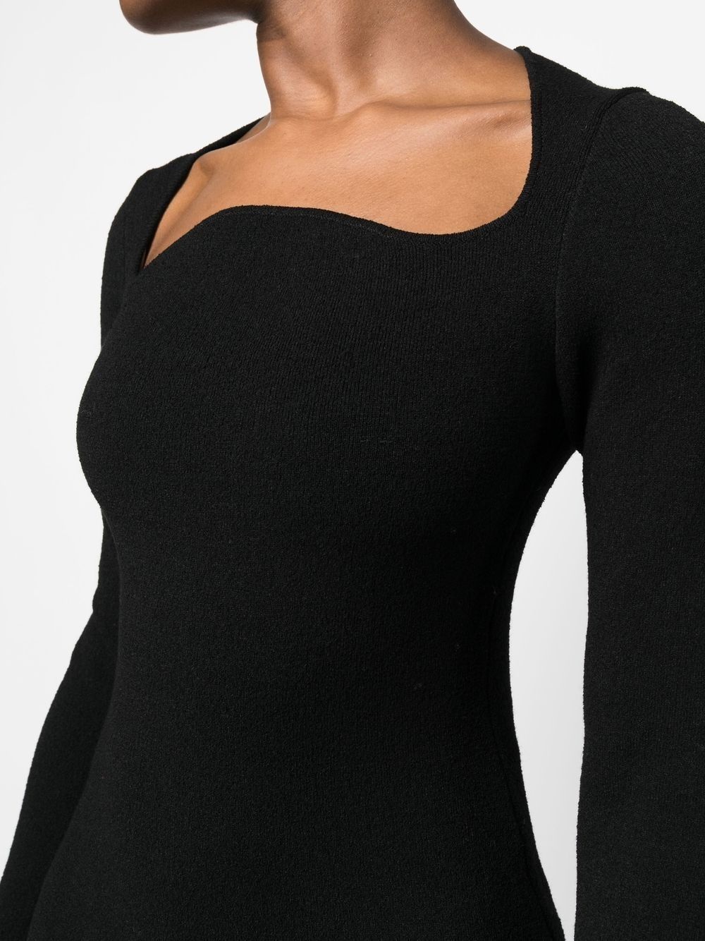 textured knit dress - 5