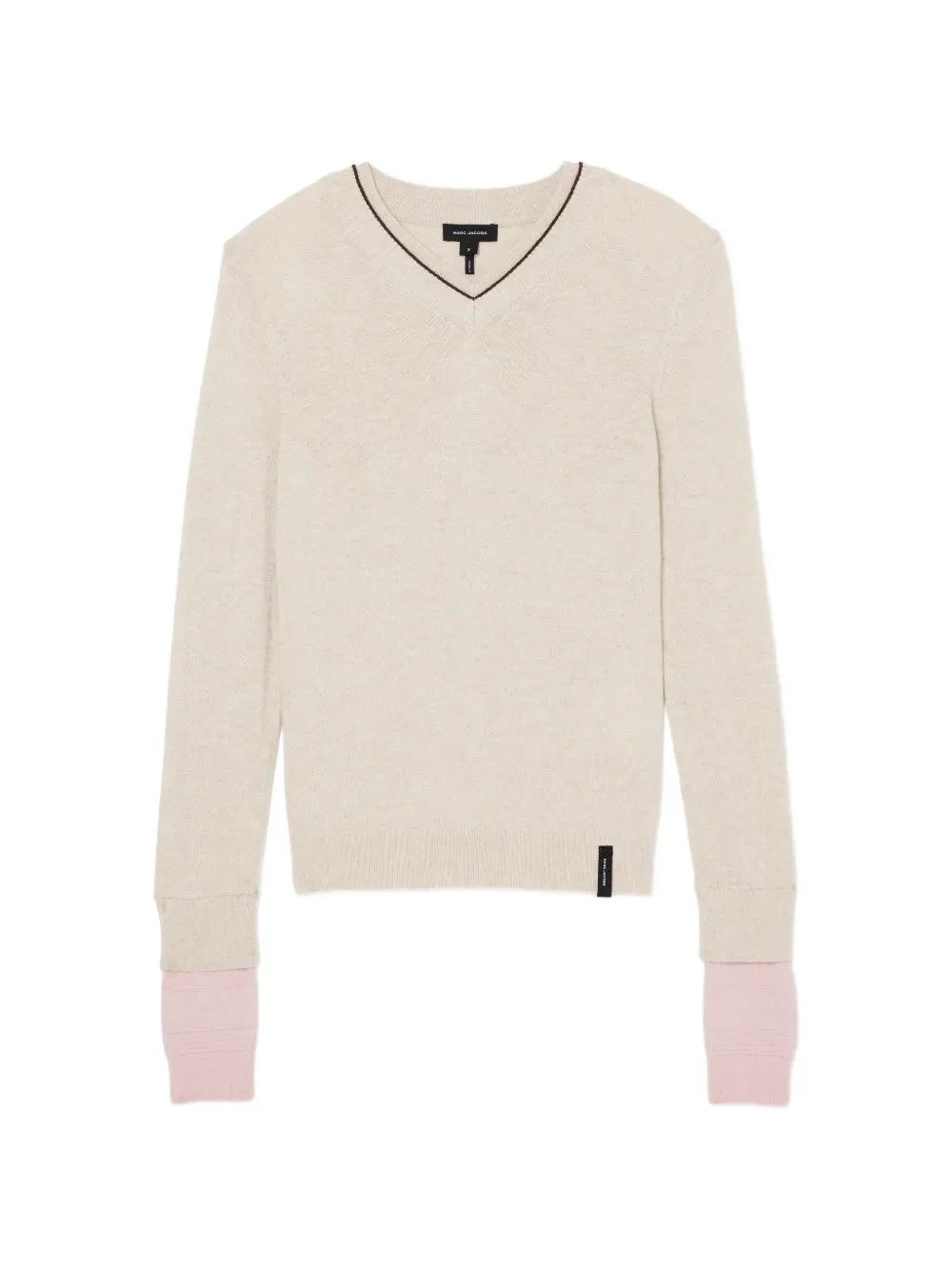 LAYERED V-NECK SWEATER - 1
