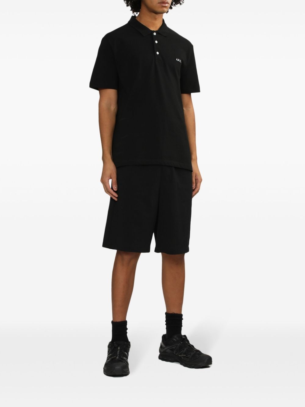 logo-embroidered polo shirt - 2