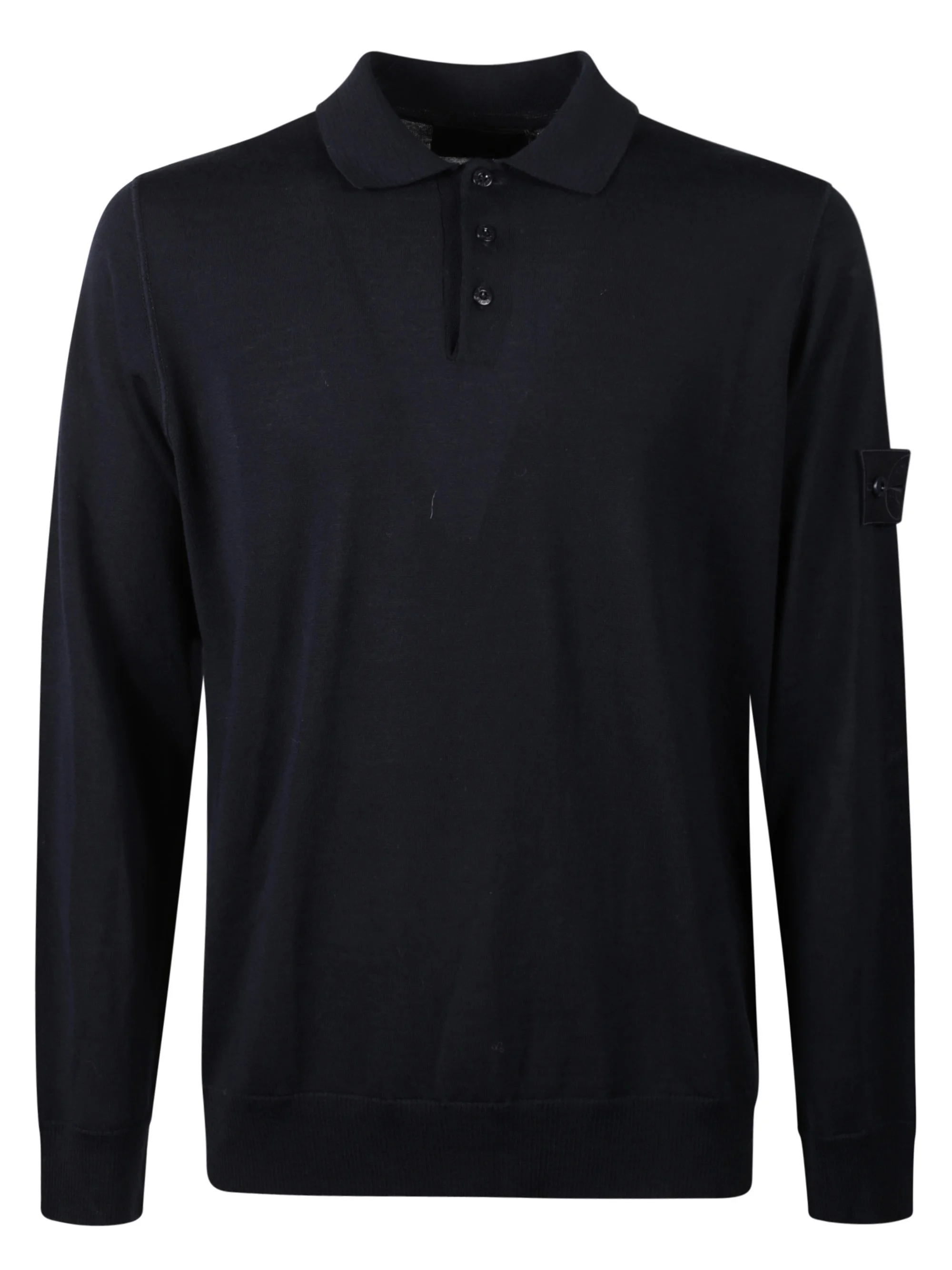 Long sleeves polo with logo - 1
