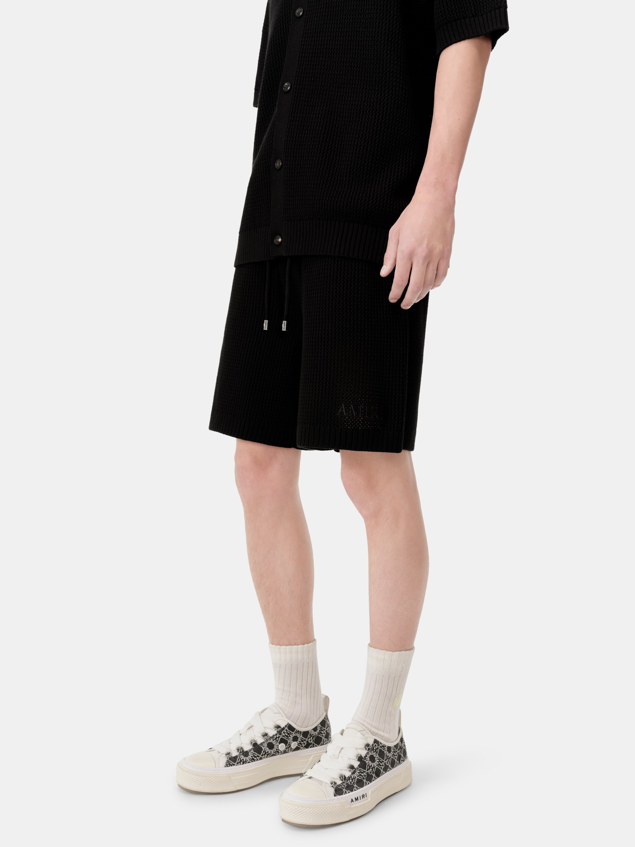 AMIRI CROCHET MESH SHORT - 5