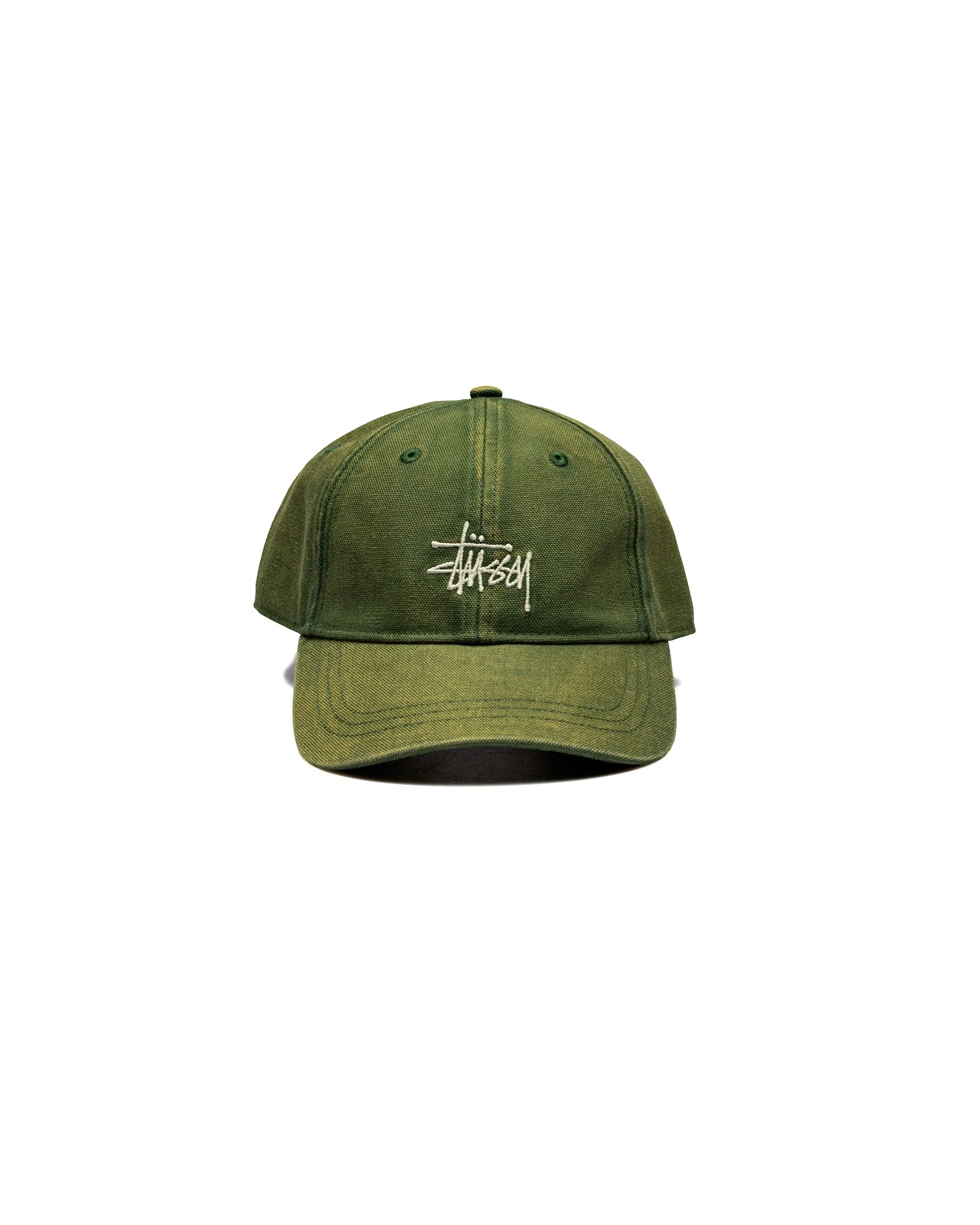 Stüssy Washed Basic Stüssy Cap Pine - 1