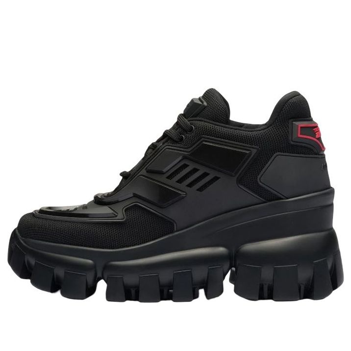 (WMNS) PRADA Cloudbust Thunder Mid Top Sneakers 'Black' 1E819L_3KR2_F0002_F_B080 - 1