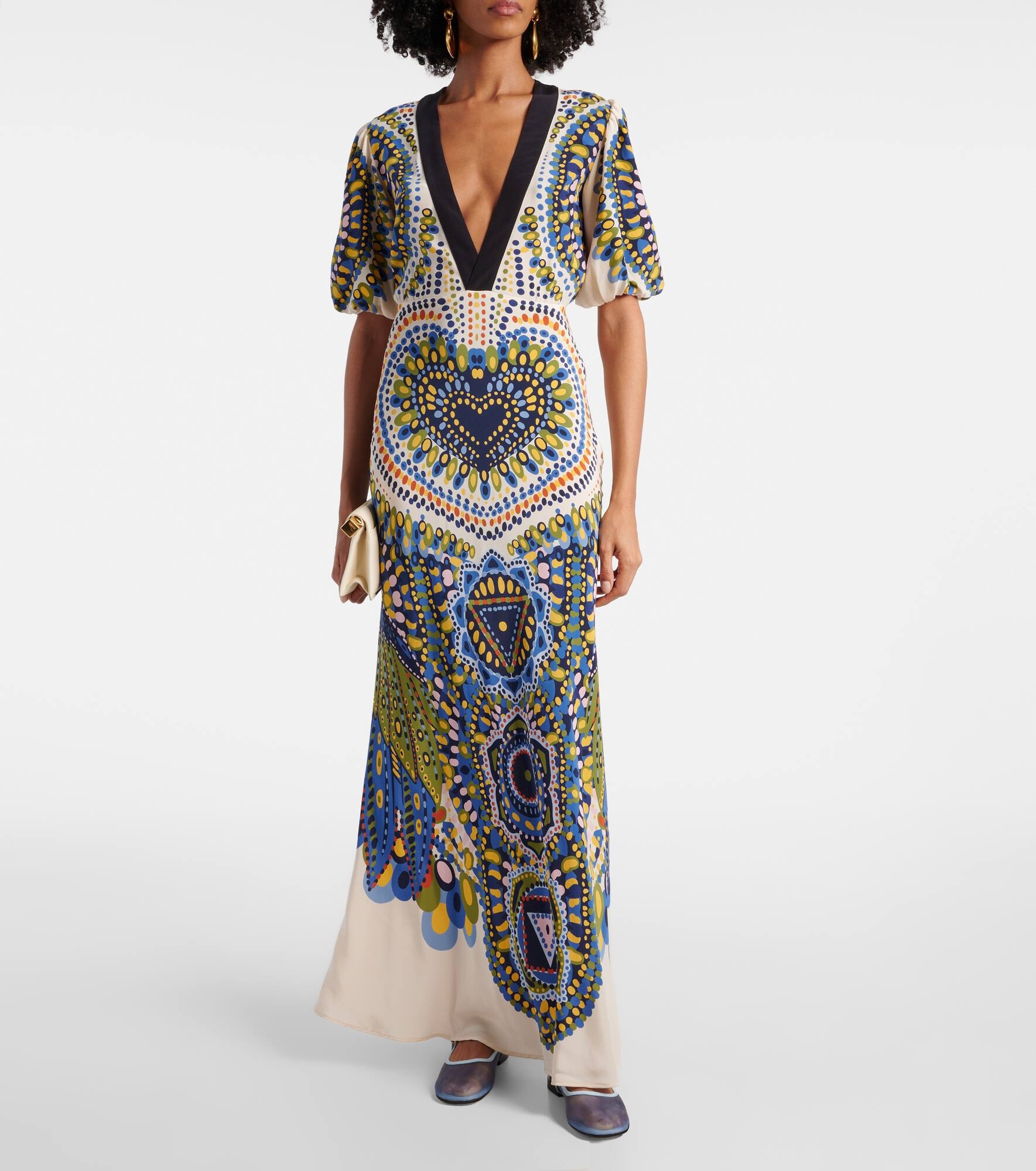Marlene silk maxi dress - 2