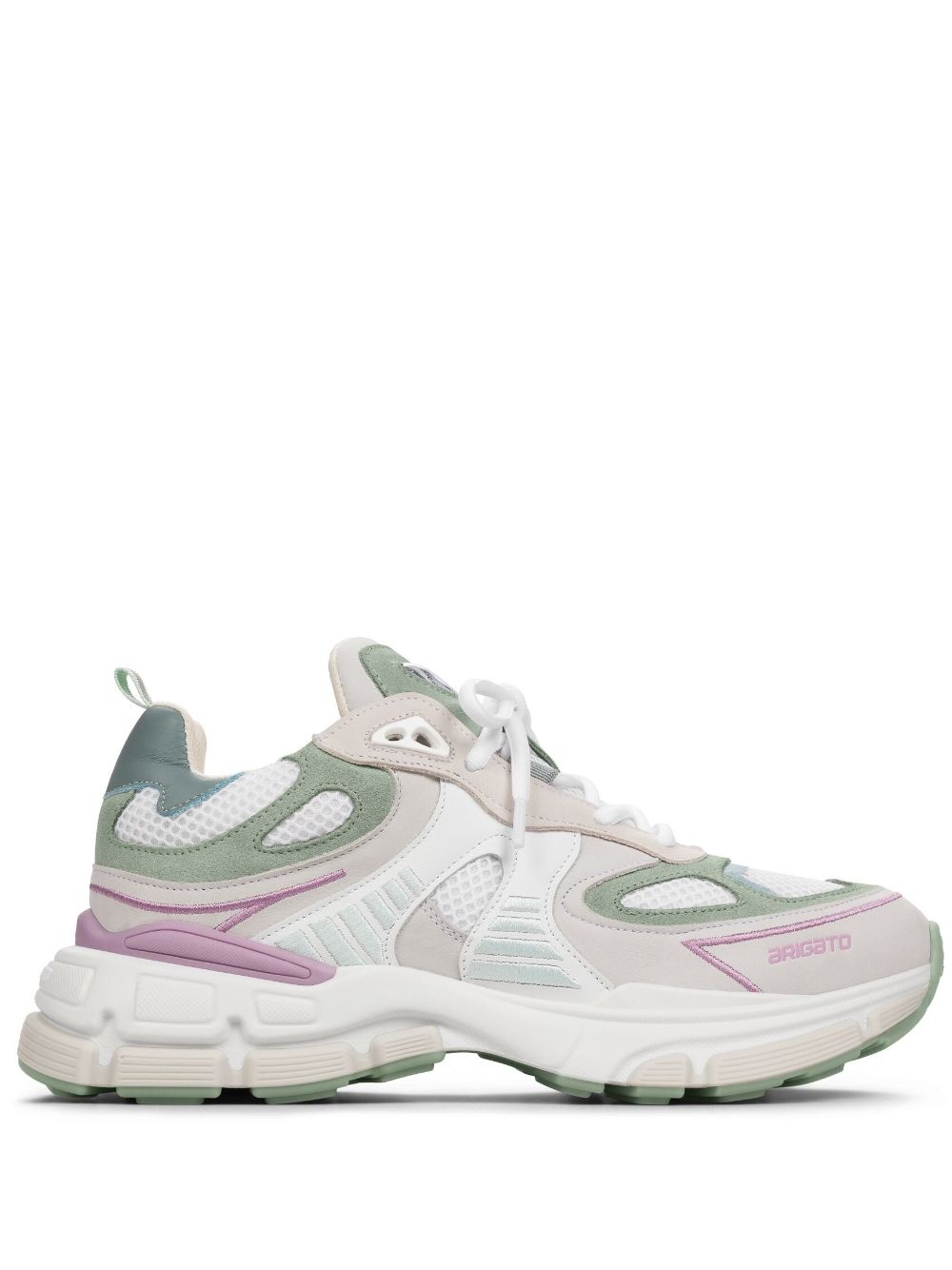 Sphere panelled sneakers - 1