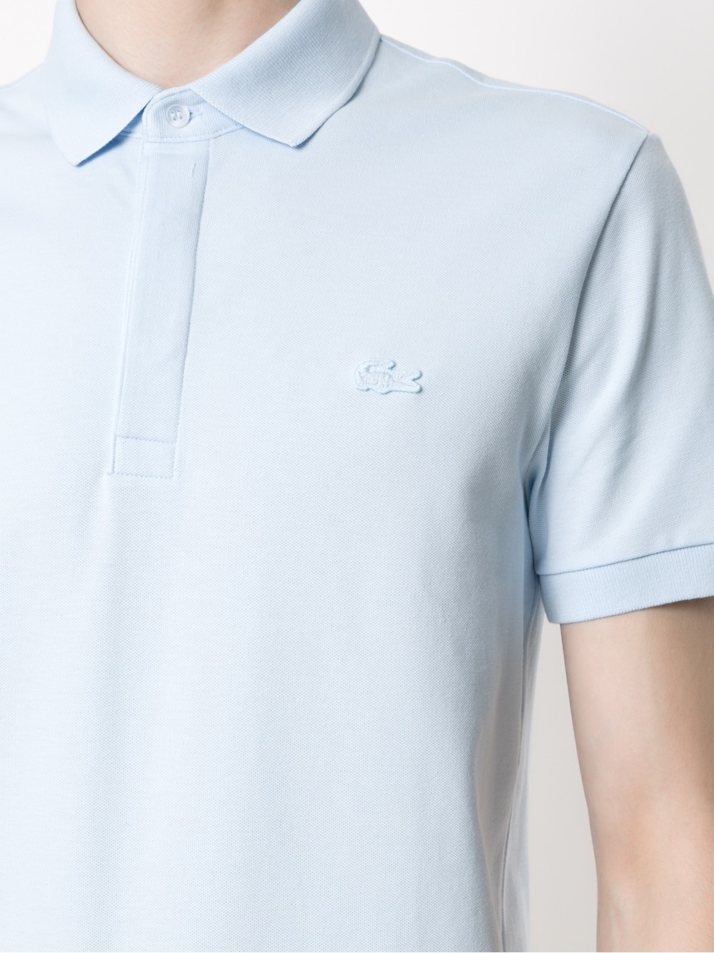 logo-patch short-sleeve polo shirt - 5