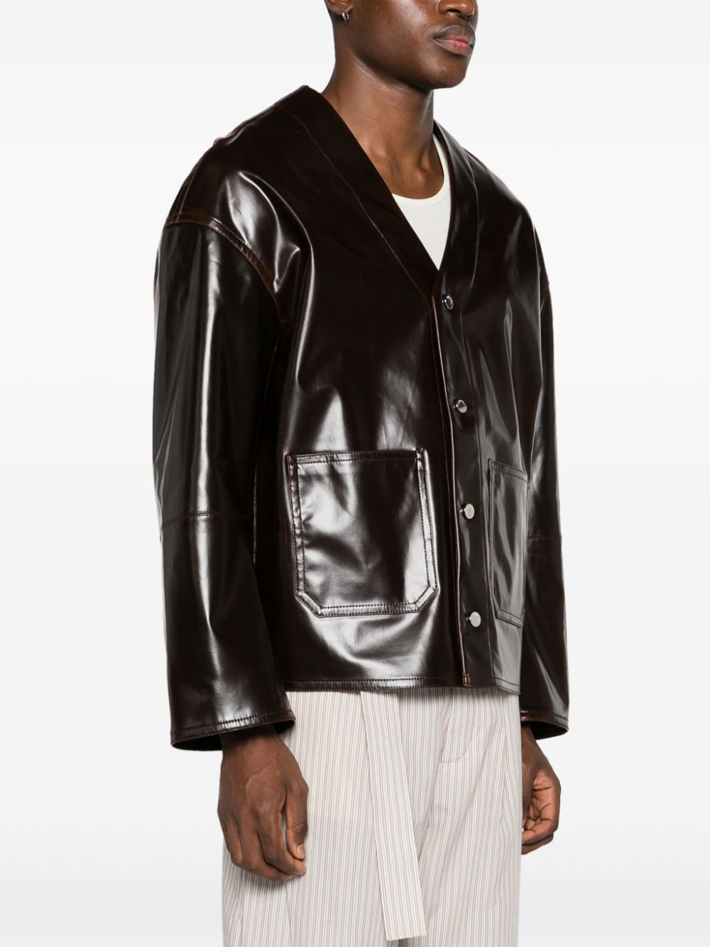 Edee collarless jacket - 4