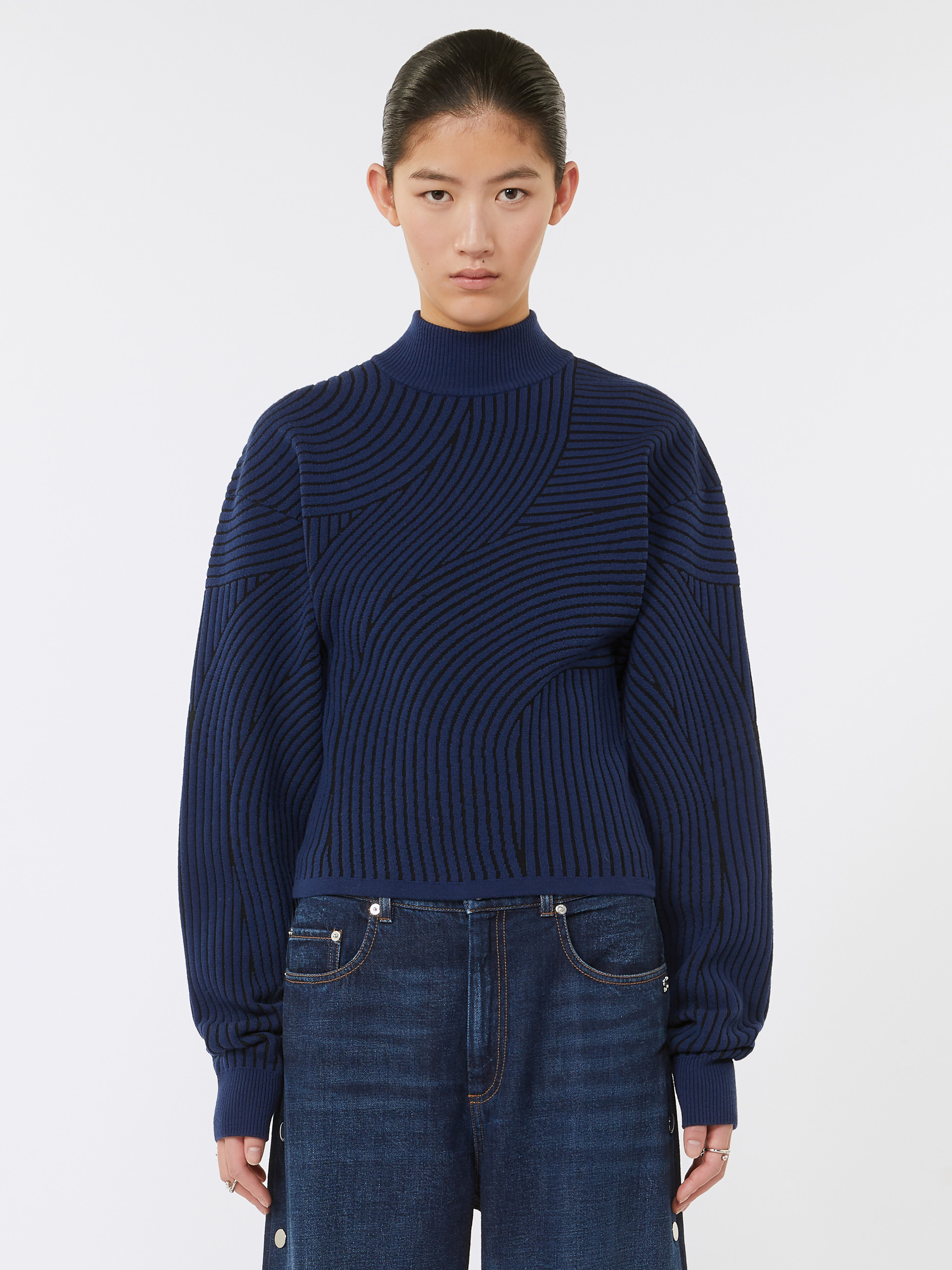 FEBO 3D jacquard sweater - 3
