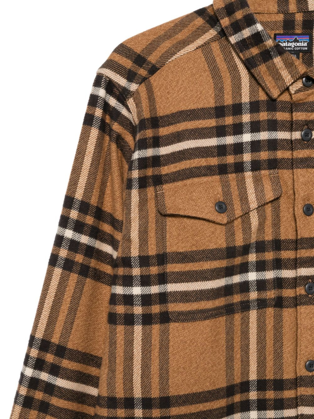plaid organic-cotton shirt - 3