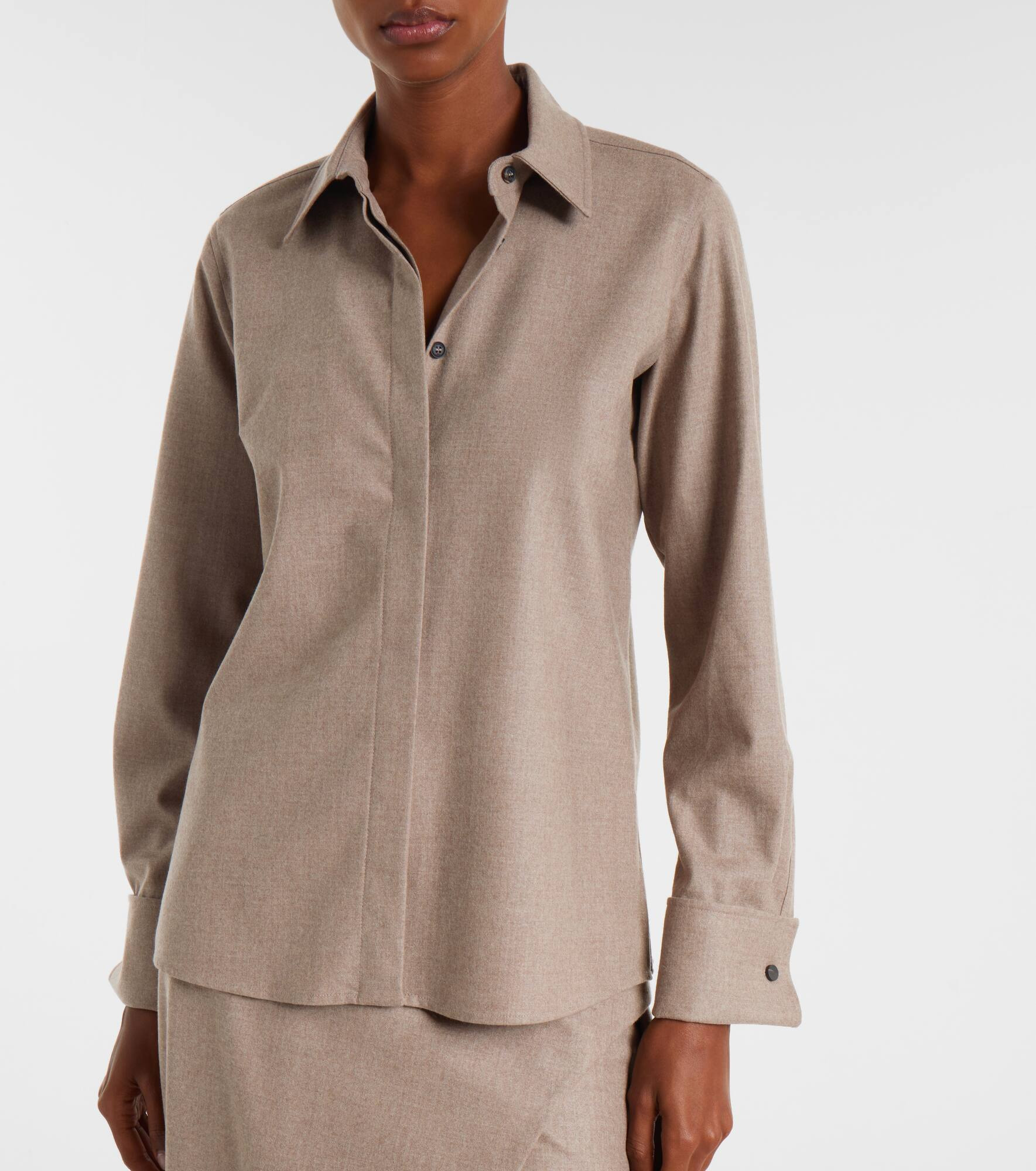 Tebaide cashmere-blend shirt - 7