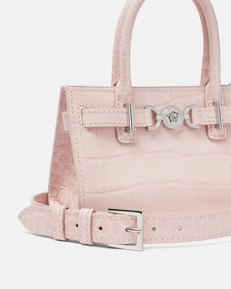 Croc-Effect Medusa '95 Mini Tote Bag 5