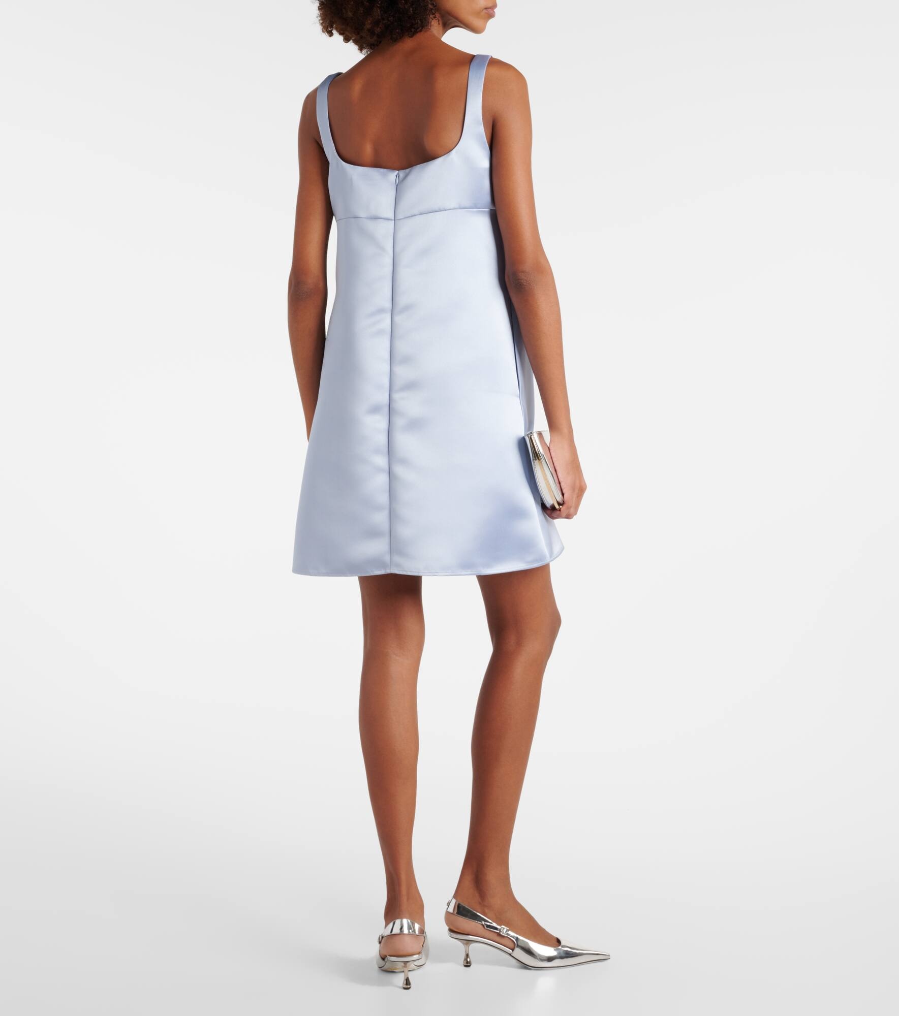 Cutout satin minidress - 3