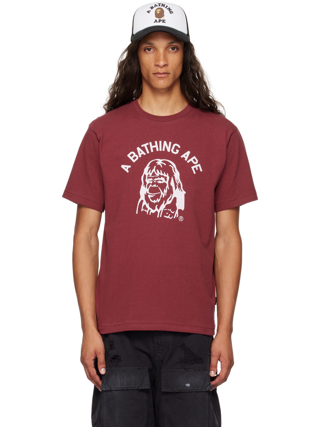 Burgundy Archive Graphic T-Shirt - 1