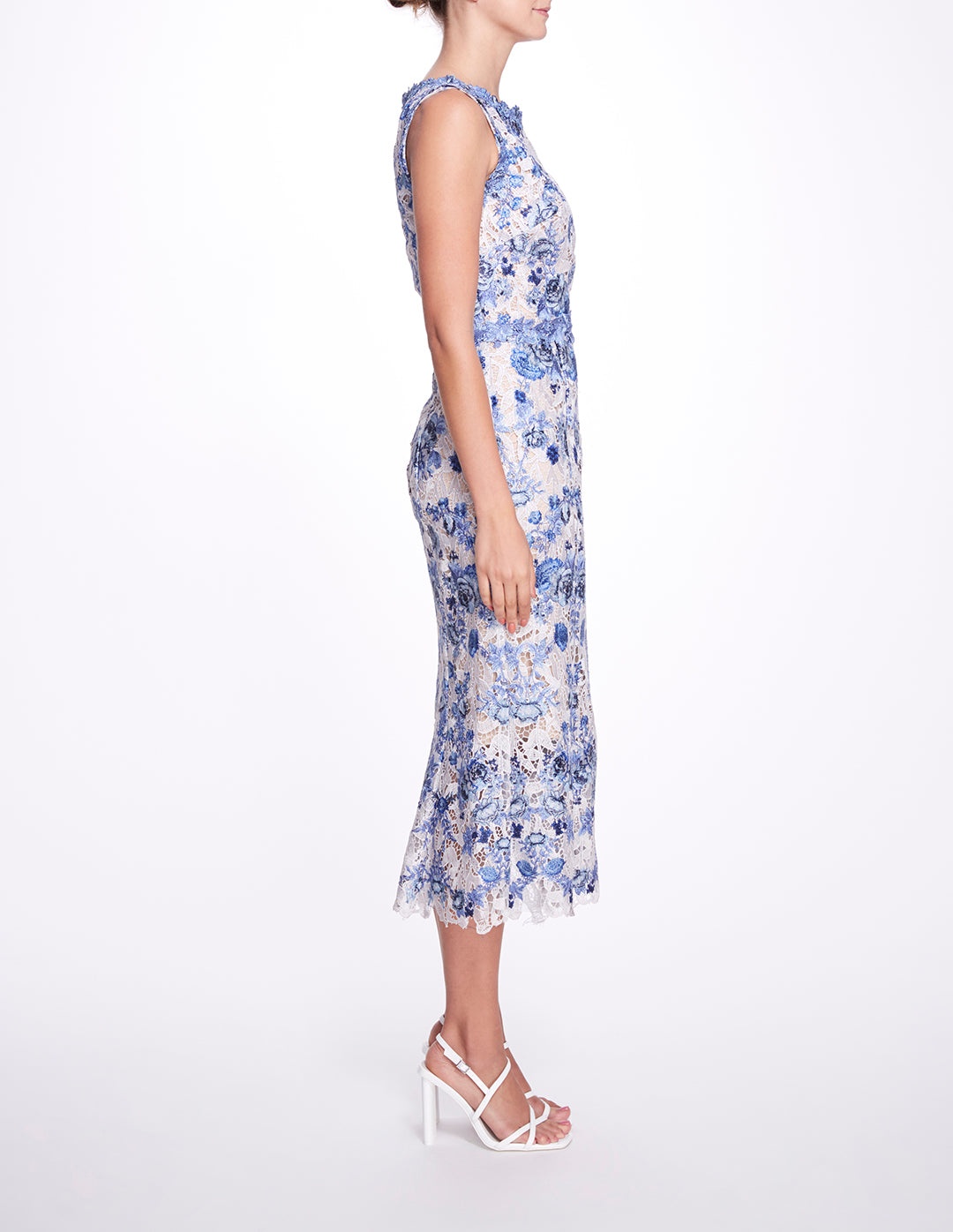 GUIPURE TEA-LENGTH GOWN - 3