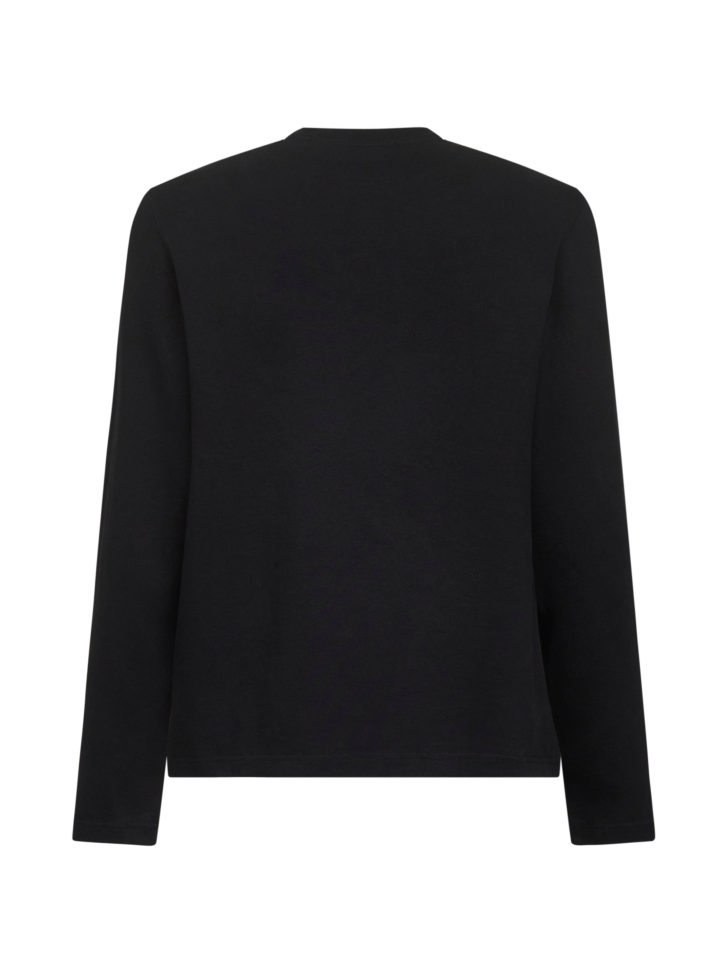 Black The Gros Grain long-sleeve T-shirt - 2