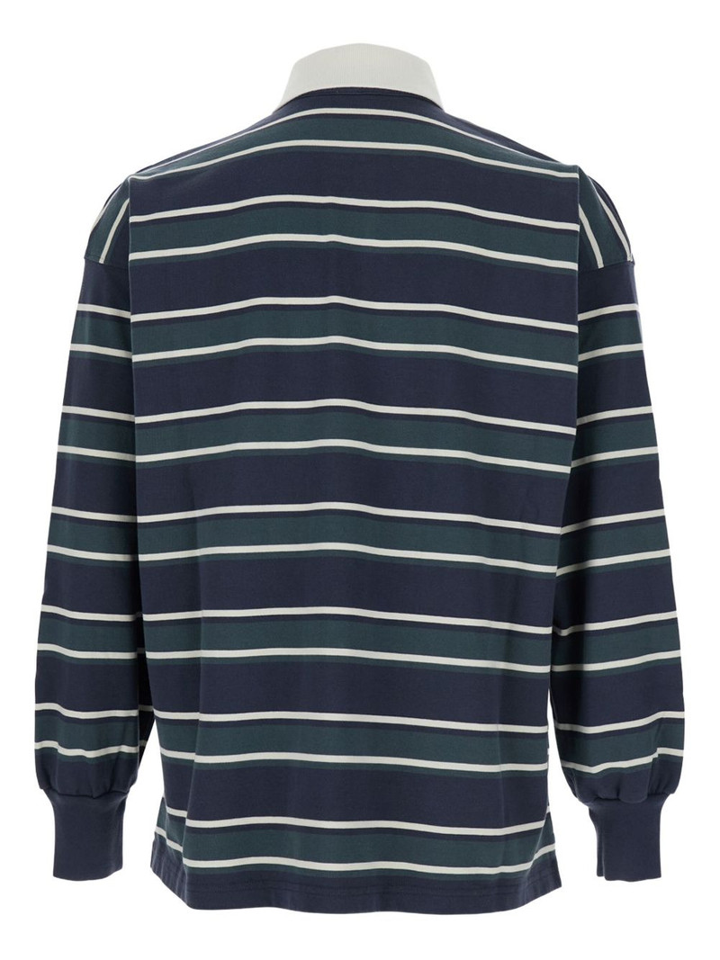AUTRY striped long-sleeve polo shirt outlook