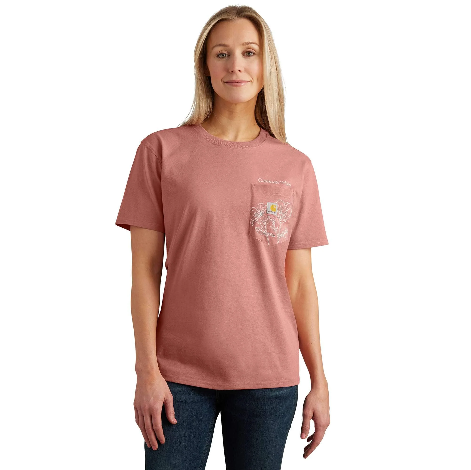Women's Loose Fit Mother's Day Pocket T-Shirt - 1